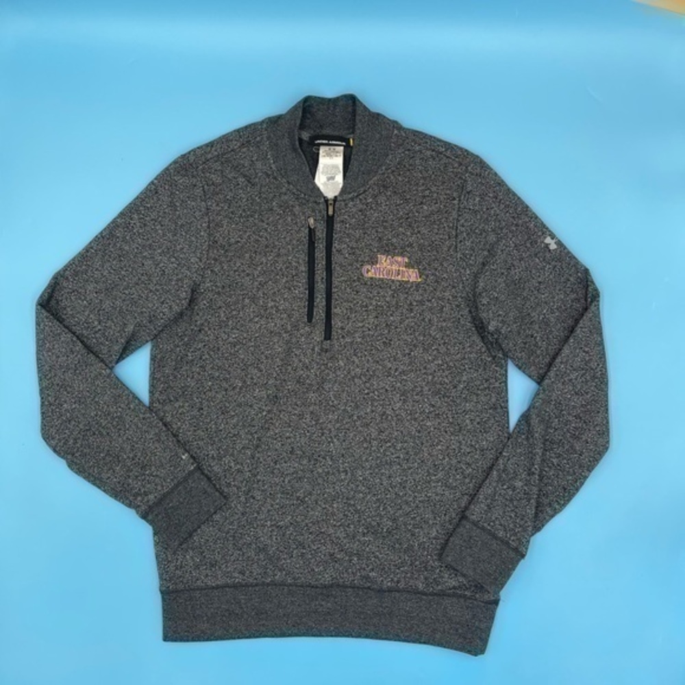 Under Armour East Carolina University Pirates 1/4 Zip Charged Pullover Sweater